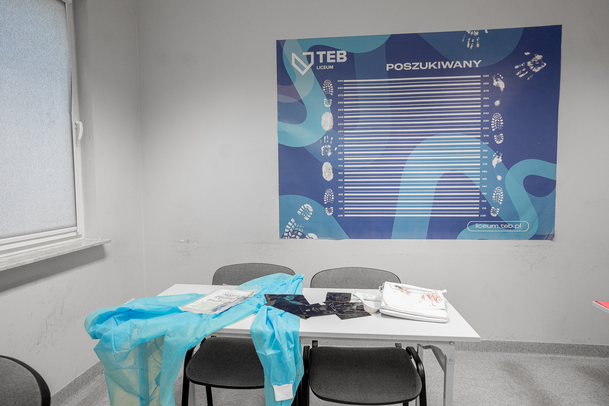 Przykładowe wyposażenie pracowni dla klas liceum ogólnokształcącego TEB Edukacja w Opolu o profilu kryminalistycznym